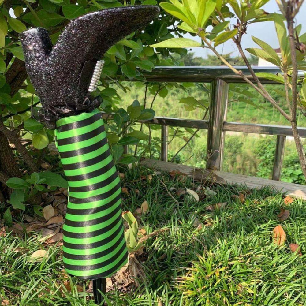 Insert Ornament Witch Legs Props Evil Witch Witch Artificial Leg Witch Leg Decoration  Garden