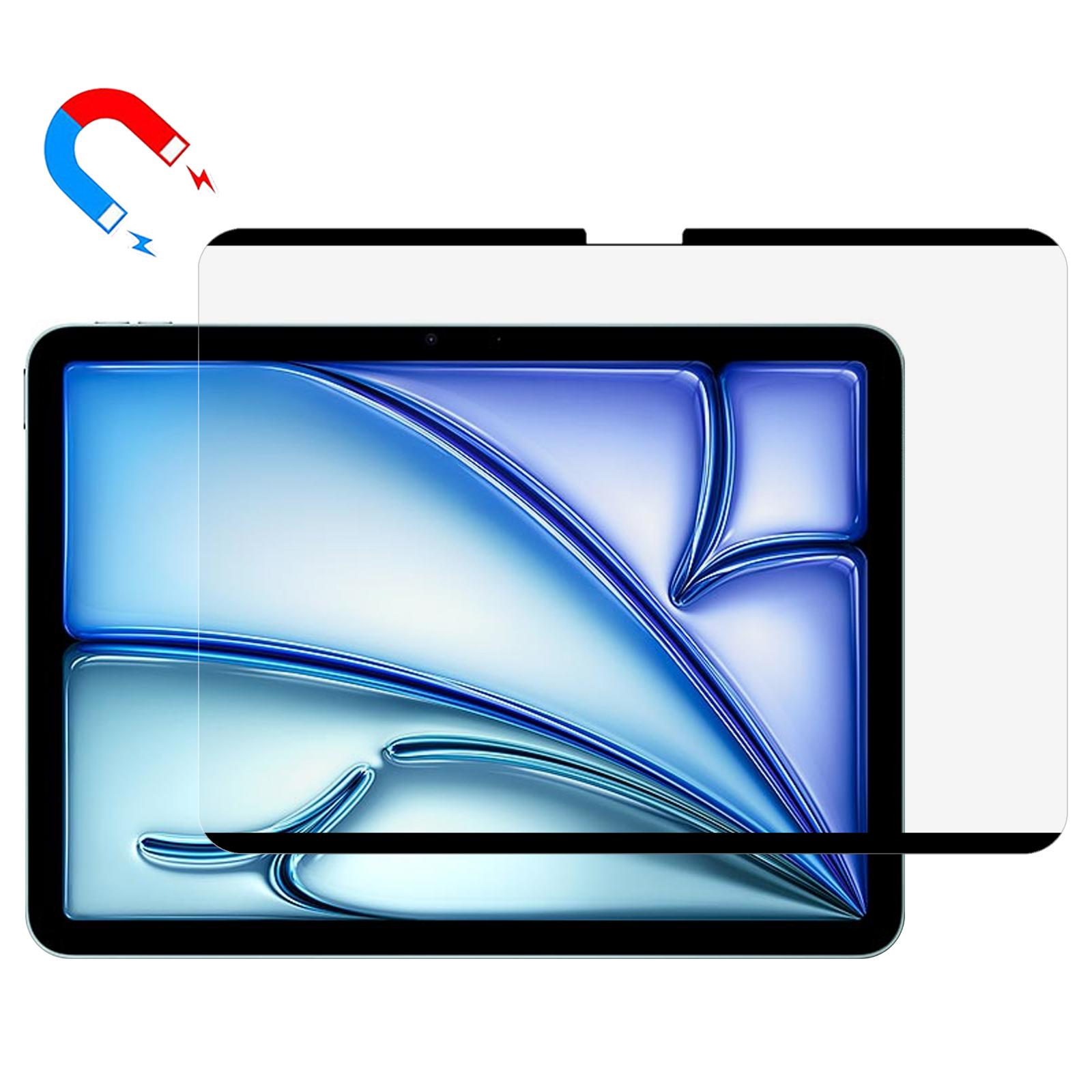 

Для iPad Air 11 (2025)/(2024) Захисна плівка для екрана Знімна Багаторазова Магнітна ПВХ плівка з ефектом паперу