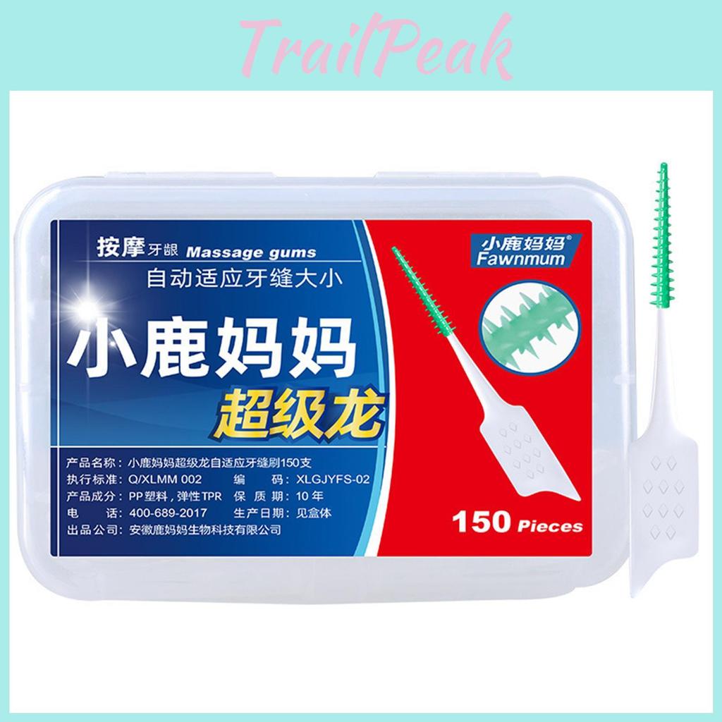Toothpick Silicone 150pcs Soft Tooth Picks Dental Floss Interdental Brush Teeth Stick Dental