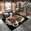 Street graffiti car Pattern Square Carpet,Area Rug,Carpet Rug for Living Room Bedroom Sofa Playroom Decor,Non-slip Floor Mat,Holiday Birthday Gifts