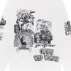 WE11DONE Ss23 Logo Letter Collage Pattern Crewneck Sweatshirt Unisex Sweatshirt White WD-TT1-23-991-U-WH
