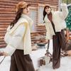 Winter new women's fashion foreign style down cotton clothes small design cotton clothes jacket trendy