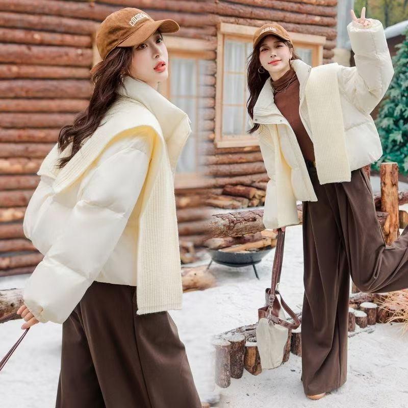 Winter new women's fashion foreign style down cotton clothes small design cotton clothes jacket trendy