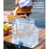with Faucet Water Container Transparent Khaki Folding Water Storage High Quality Water Pouch  Trip