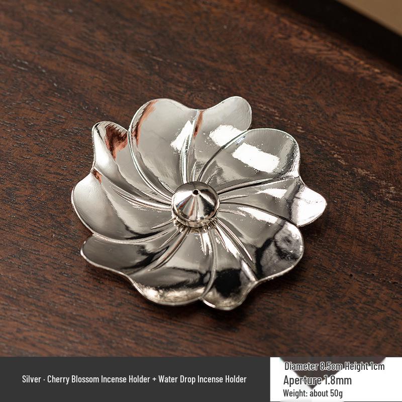Fisherman Fishing Line Incense Holder: Indoor Tea Ceremony Ornament, Alloy Incense Burner Base.