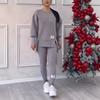 Casual Womens Long Sleeve Hoodie And Leggings Set With 3d Pattern For Summer Daily Wear