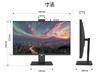 JAPANNEXT IPS LCD Monitor with Full HD Webcam and Microphone 23.8-inch JN-IPS238F-CMS (1920x1080) Resolution, HDMI, VGA, 100% sRGB, Built-in (2-Year
