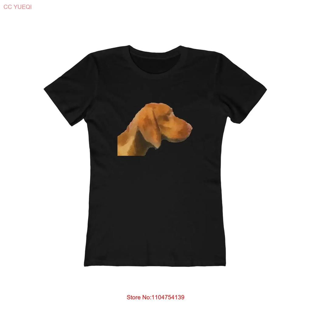 Vizsla Bela Womens Slim FIt Ringspun Cotton T Shirt vintage Washed Top For Everyday Wear fashion Breathable designer clothes