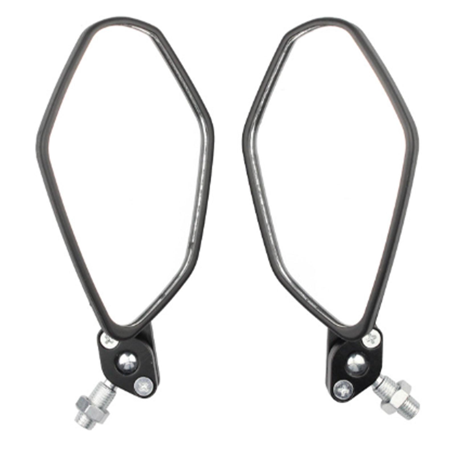 

2pcs Motorcycle Rear View Mirror Clear Vision Adjustable Waterproof Universal Handlebar Mirror