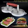 Double Burger Press Hamburger Maker, Aluminum Alloy Non-Stick Hamburger Kitchen Tools for Easily Efficiently Making Delicious Burgers