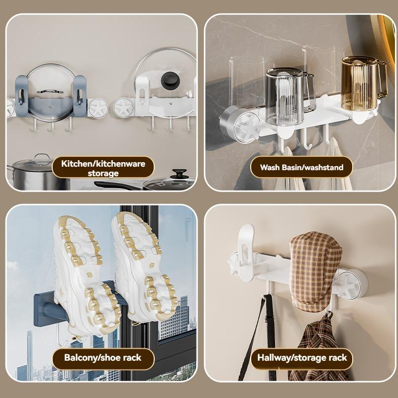 Wall Pot Lid Holder Suction Cup Chopping Board Storage No Drill Pot Lid Storage For Home Cooks Apartment Homemakers Cooking