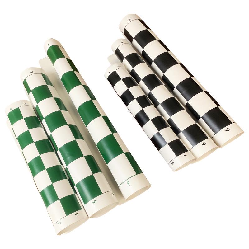Foldable Portable Leather Chessboard for Kids & Students - Soft & Durable, Available In Small, Medium, Large (64 Squares)