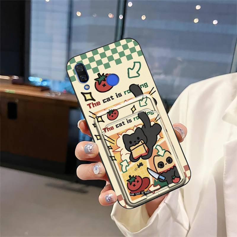 TPU Dirt-resistant Phone Case For Huawei Nova 3i/P Smart Plus Graffiti Protective Fashion Design Anti-knock Back Cover