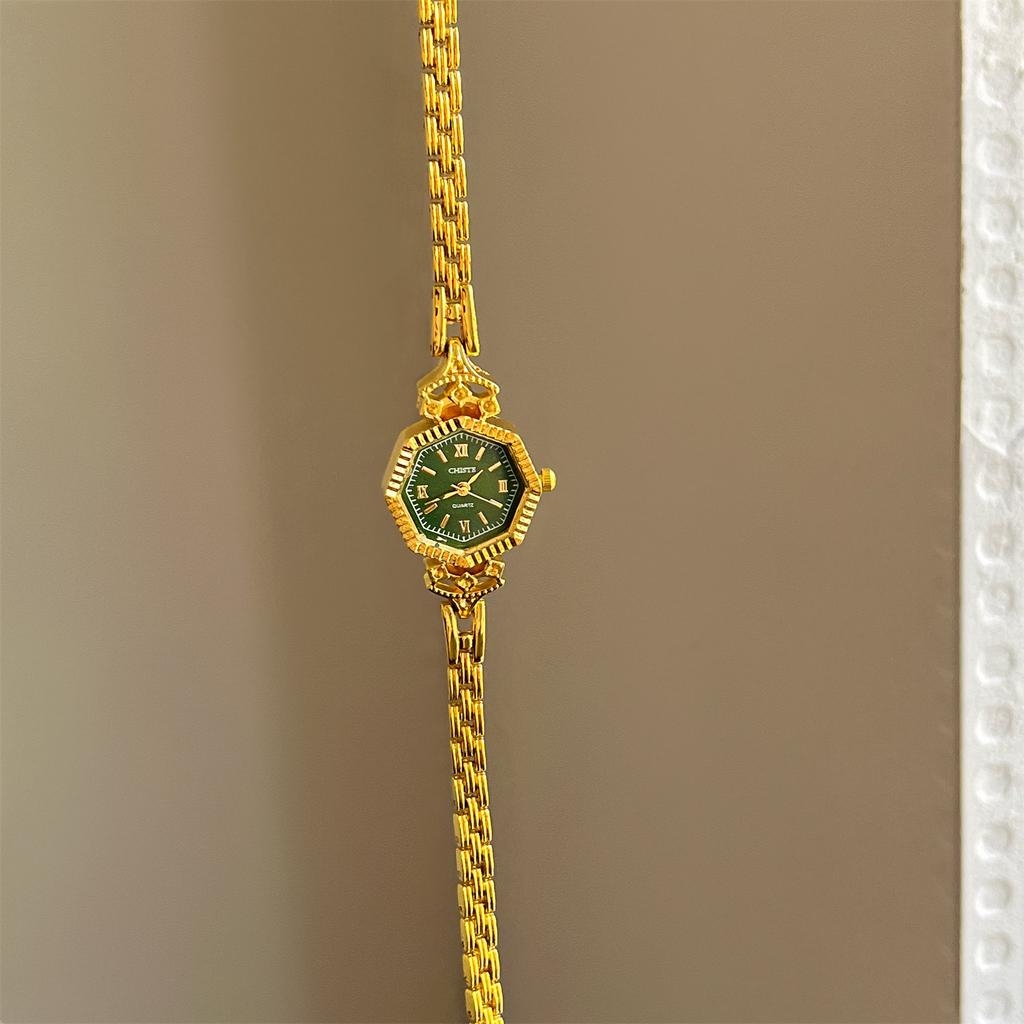 Chiste Vintage Chain Exquisite Niche Fashion Women'S Watch Watch Women'S Wheat Ear Strap Simple Dial