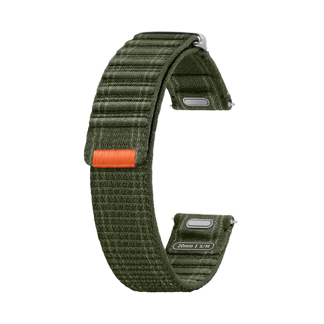 

Оригінальний тканинний ремінець Samsung Galaxy Watch 4 4 Classic 5 5 Pro 6 6 Classic 7 S/M M/L Ремінці для смарт-годинника Samsung S/M M/L S/M зелений