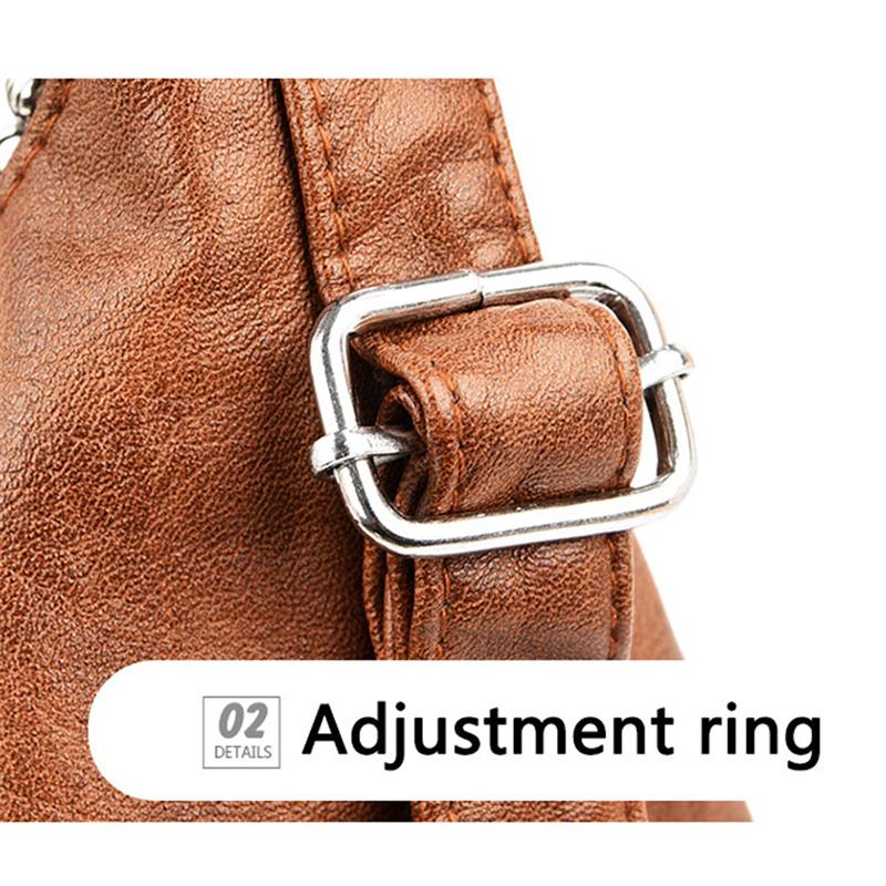 Women Back Pack Bagpack Vintage Women Bag Retro Pu Leather Ladies Casual Tote Designer Shoulder Bag Women's Handbag Sac