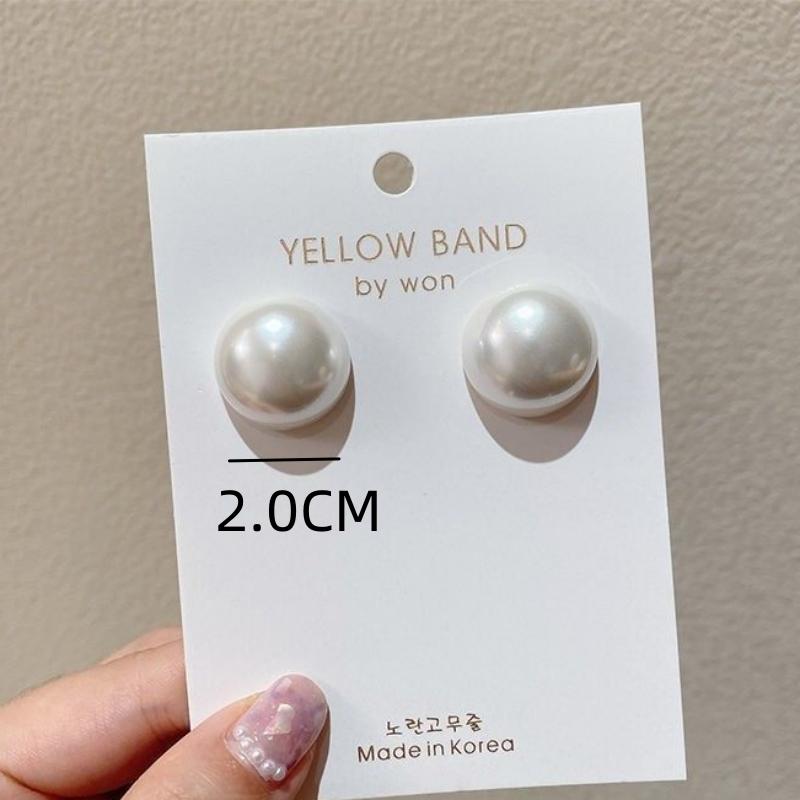 Heart Round Imitation Pearl Butterfly Leaf Tulip Flower Drop Earrings Women Wedding Geometry Jewelry Trend Creative Accessories