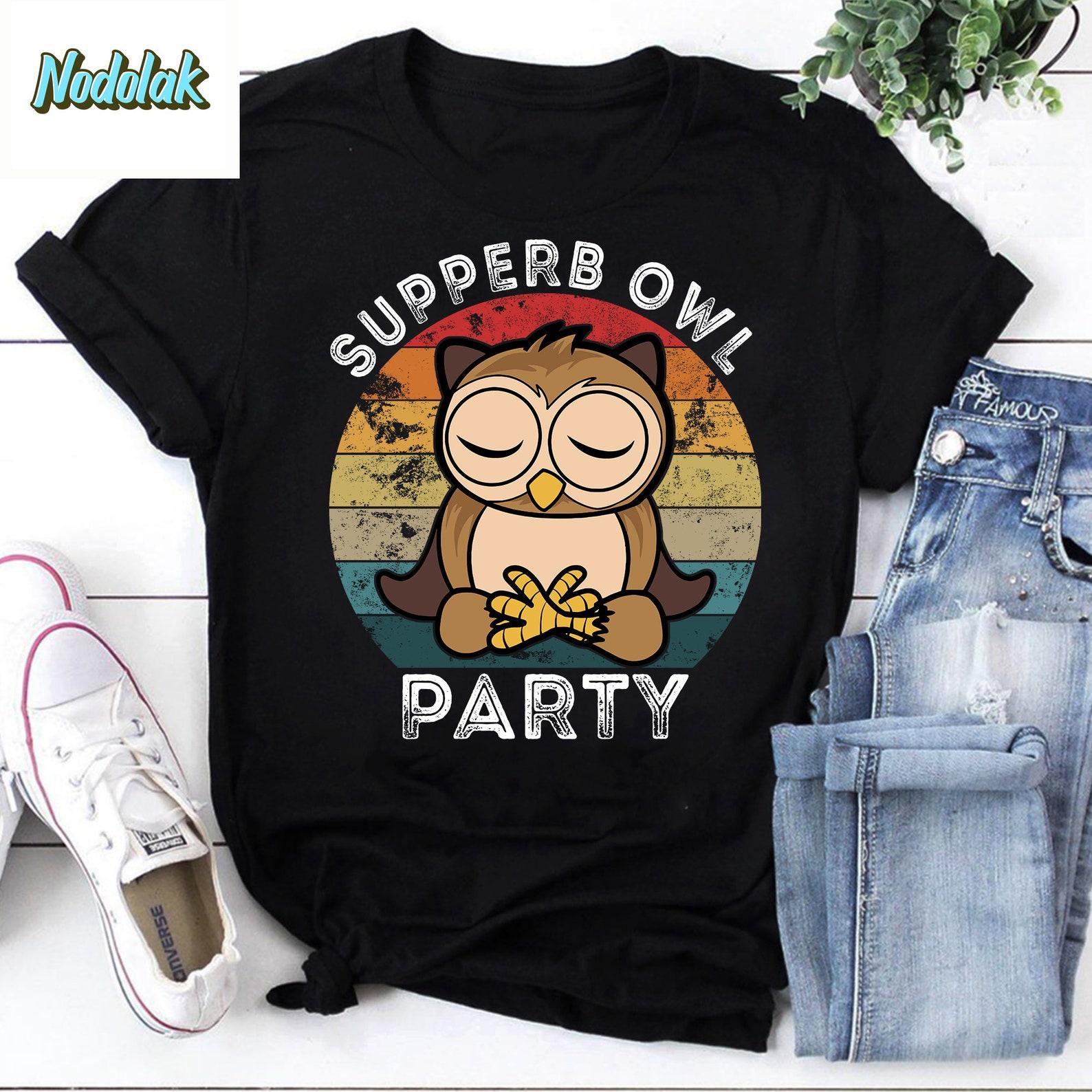 Superb Owl Party What We Do In The Shadows Unisex Vintage T-Shirt, Superb Owl Shirt, What We Do In The Shadows Shirt, Owl Party Shirt 2XL