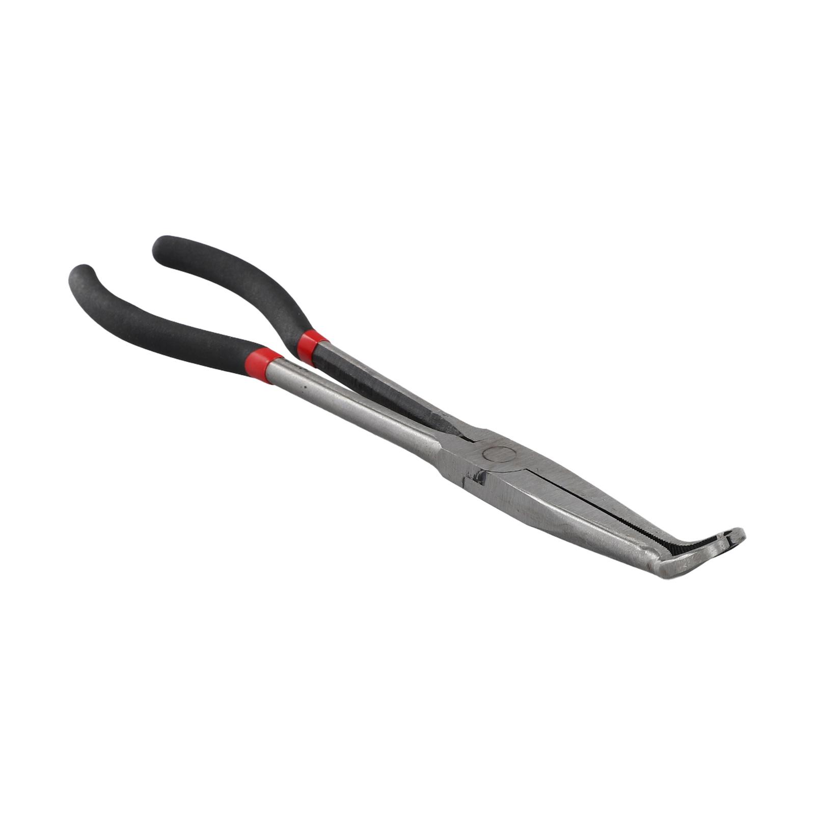 

11-дюймовые электрические клещи для снятия длинных вилок для автомобильных разъемов, инструмент для снятия зажимов кабелей, инструменты для ремонта автомобилей белый