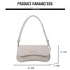 Mode Femme Élégant Premium PU Cuir Sac à Bandoulière Voyage Sortie Sac Sling Sac à Main Bandoulière Pochette Couleur Unie Élégante