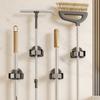 No Need To Drill Suction Cup Mop Rack, Mop Wall-mounted clip, Broom Hook, Bathroom Door Behind Storage Rack, Kitchen Hook Clip