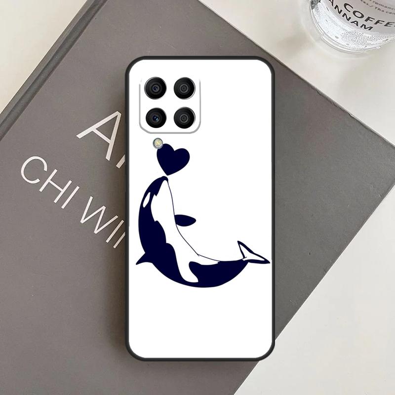 Orcas Whale Case For Samsung Galaxy M31 M11 M34 M13 M53 M51 M14 M54 M12 M32 M52 M16 M36 M56 M15 M35 M55