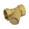 1" Female NPT Brass Y Strainer For Fire Alarm Lines and Plumbing
