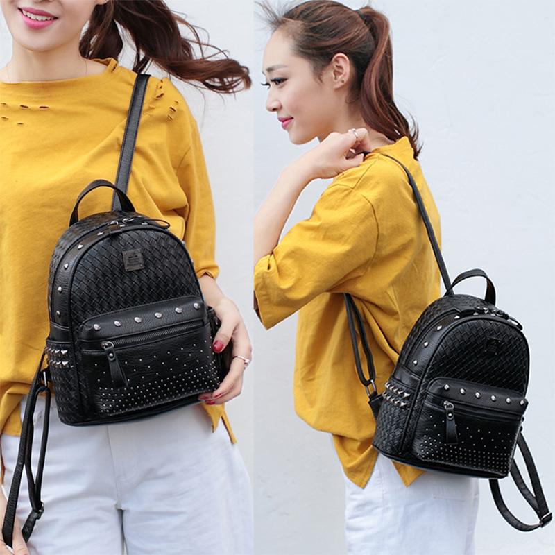 Buy High Quality PU Leather Woven Pattern Women Shoulder Bag Korean