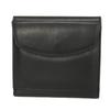 Used 10656 Trifold Wallet 7942, Old Style, Smooth Calfskin, Vintage, Old Red, Two-Tone CD Logo, Black, Unisex from