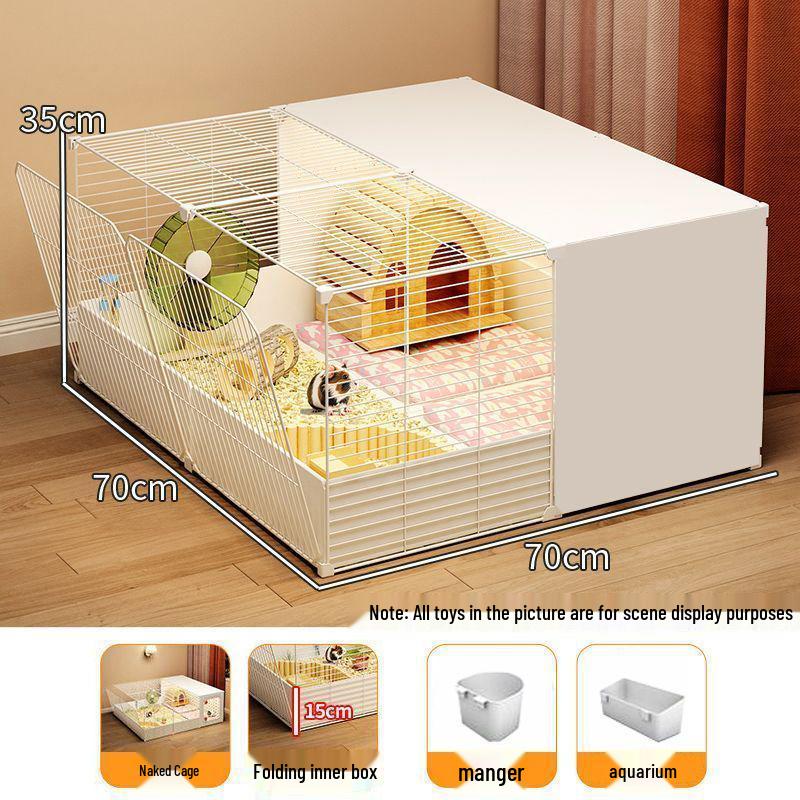 Golden Bear Large Hamster Cage - Spacious, Anti-Escape, Easy To Clean, Luxury Design, Full Set With Shipping Included