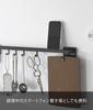 Yamazaki Tower Film Kitchen Tool Bar with x D7 x Can Also Store Pot Easy Model 10413 Hooks, Hooks, W55, Black, W55.1 H10cm, Lids, Installation,
