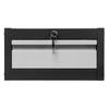 Mega-M tool cabinet for workbenches, 1 drawer, W-37 cm x D-48.6 cm x H-19 cm, system 01 graphite/gray front N
