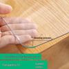 ZISIZ Transparent PVC Soft Glass Desk Mat