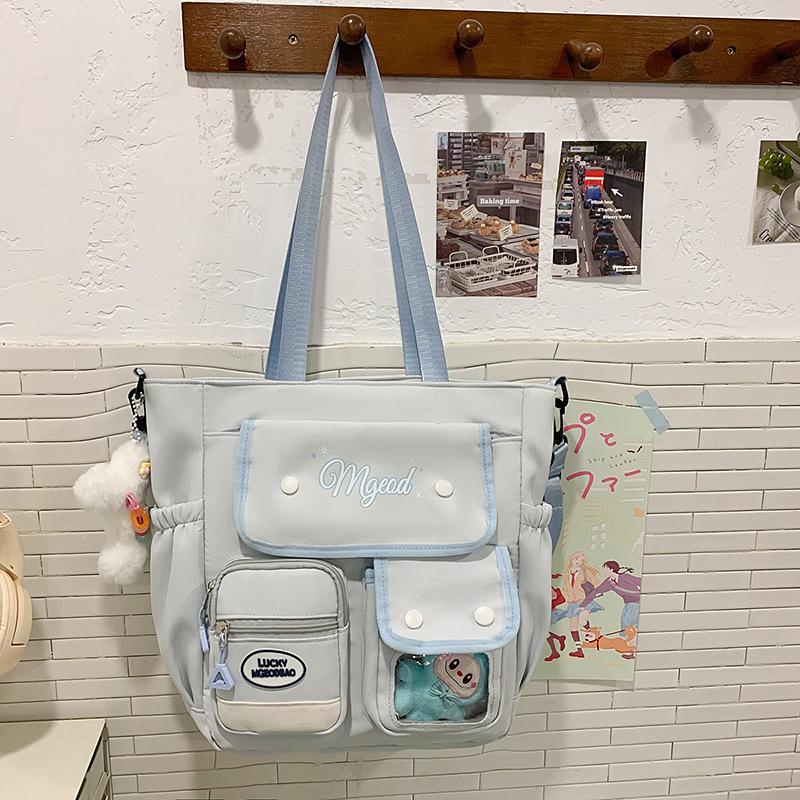 School bag high value high school student Korean ins sweet sister two-piece back