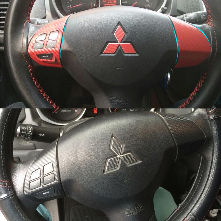 Mitsubishi ASX Interior Carbon Fiber Sticker for Gear, Control, & Window Decor
