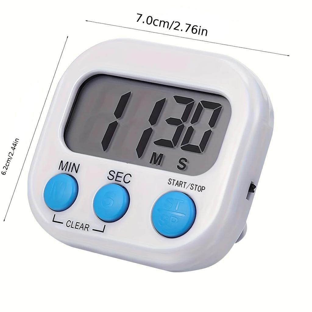 1 Kitchen Baking Electronic Timer, Large Screen Countdown Timer, Multifunctional Kitchen Baking Time Manager