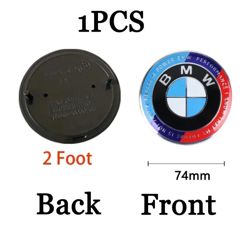 74/82mm Auto Motorhaube Vorne Hinten Kofferraum Emblem Abzeichen Ersatz für BMW E36 E46 E53 E90 E60 E61 E93 E87 X1 X3 X5 X7 F30 F20 M F10 E28