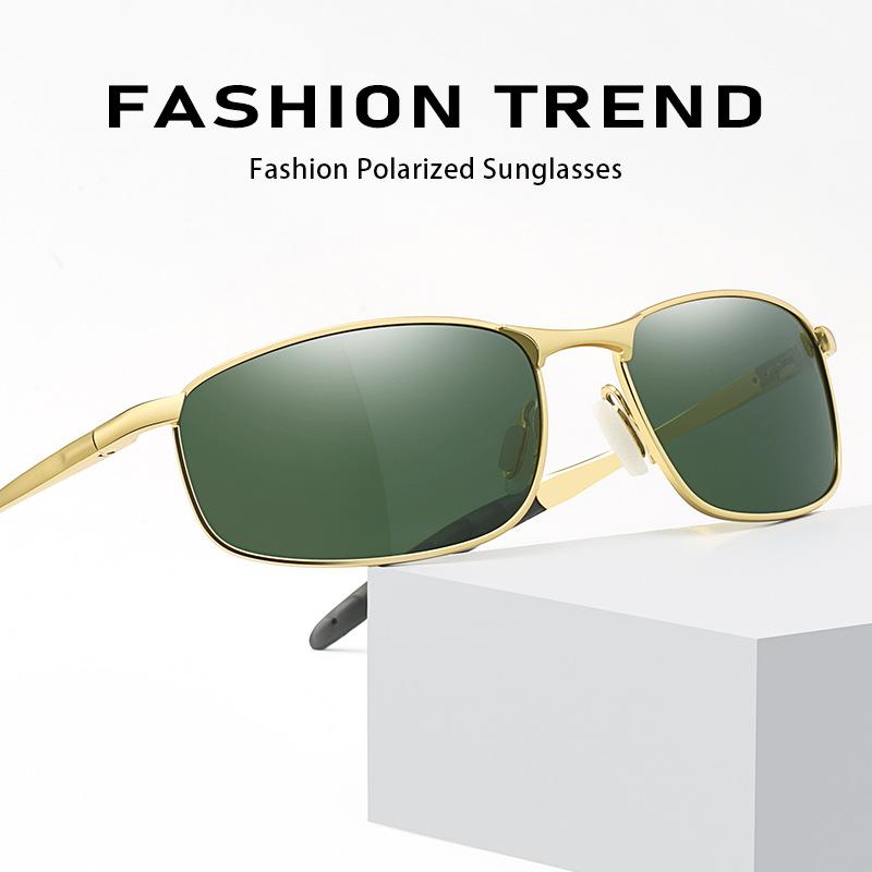 Metal Polarized Sunglasses Men Driving Riding Windproof Goggles Men Women Fishing Cycling Driving Outdoor UV400 Sun Glasses
