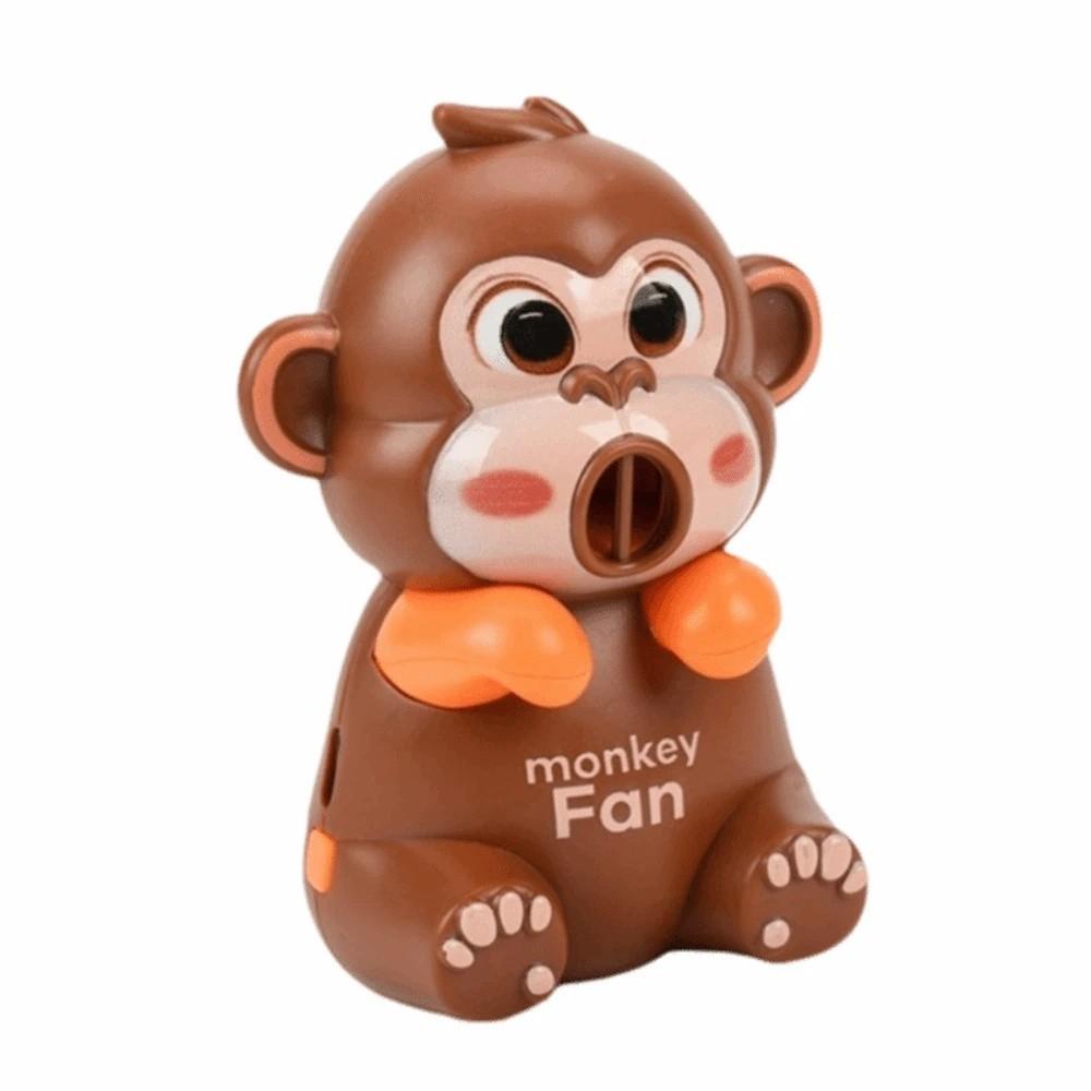 Clip On Design USB Rechargeable Fan Quiet Operation Mini Cooling Fan  Desktop Use monkey