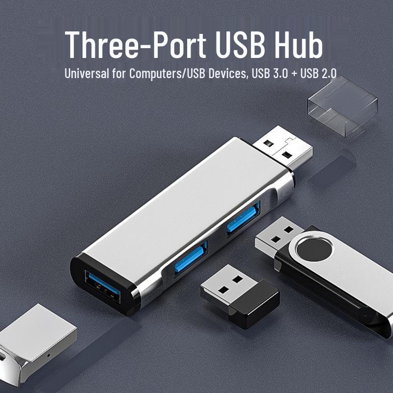 Type-C to RJ45 Gigabit Ethernet USB 3.0 Hub Splitter for Digital Accessories
