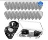 Stainless Steel 0.3mm Guitar Pick Set with Case for Heavy Metal