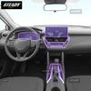 For Toyota Corolla Cross 2022-2023 Car interior Center console transparent TPU Paint protective film Anti scratch sticker LCD
