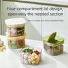 Transparent Garlic Storage Containers BPA Free Kitchen Food Crisper Case  Herb