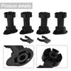 Sturdy 4 Piece Adjustable Furniture Leg Set Designed To Fit Various Types of Furniture Including For Cabinets and Sofas