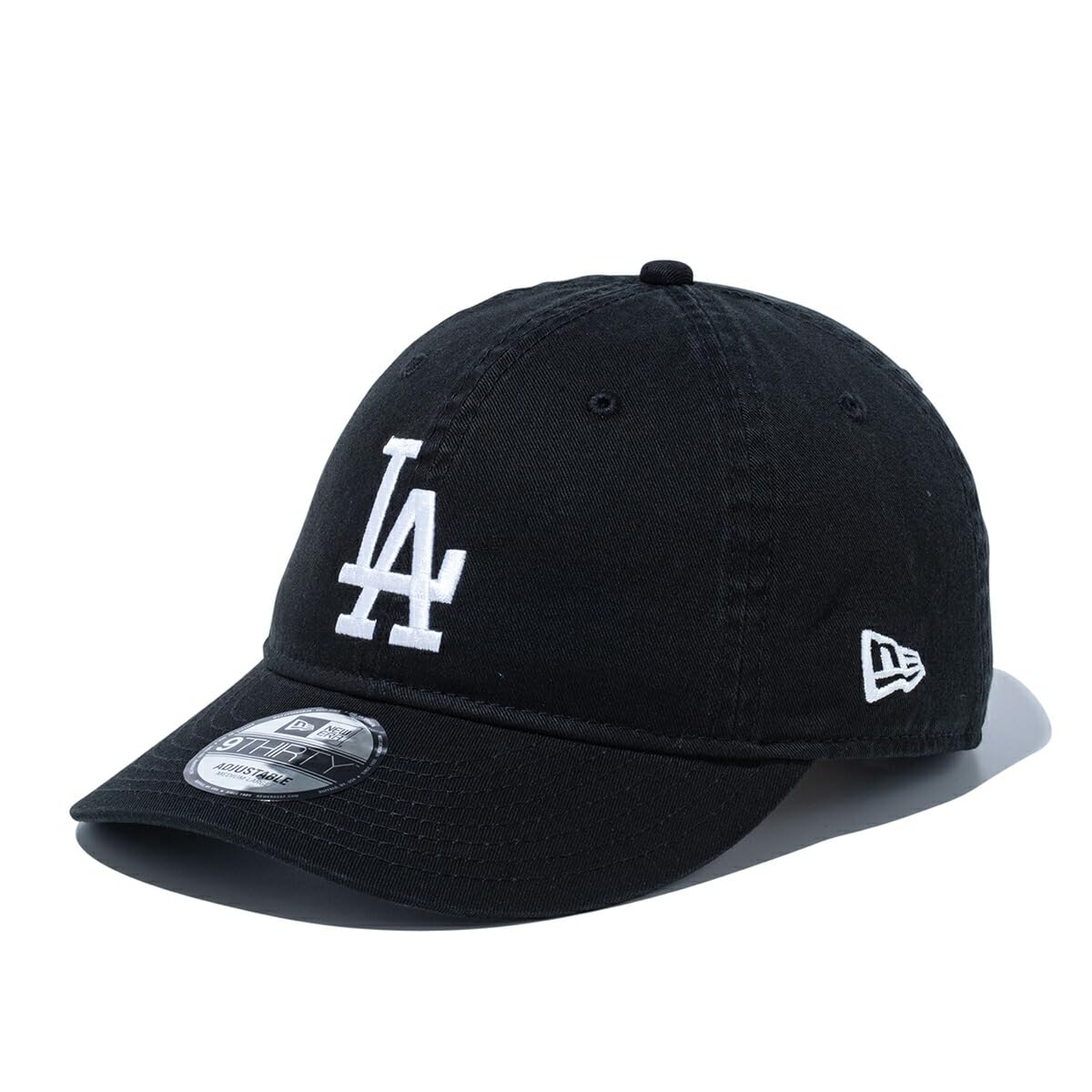 

[New Era] Кепка 9THIRTY MLB LA Черная SM 930 ВЫСТИРАННАЯ LOSDOD BLK WHI 25J