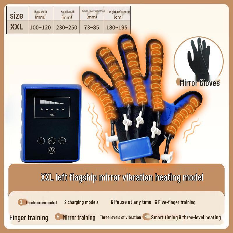 Portable Wireless Rehabilitation Gloves and Hand Massager for Stroke Recovery