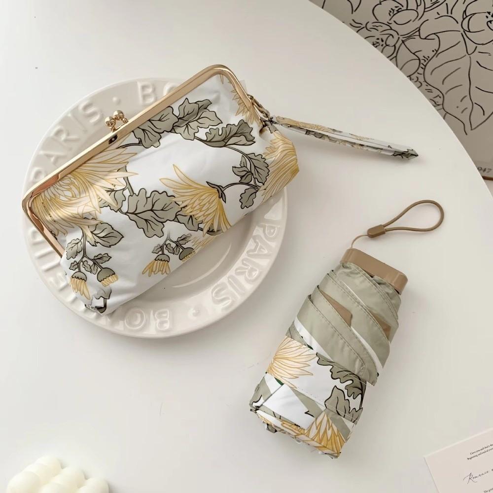 Mini slunečník s UV ochranou Dvojí použití Kapesní kapslový deštník Kreativní slunečník Léto