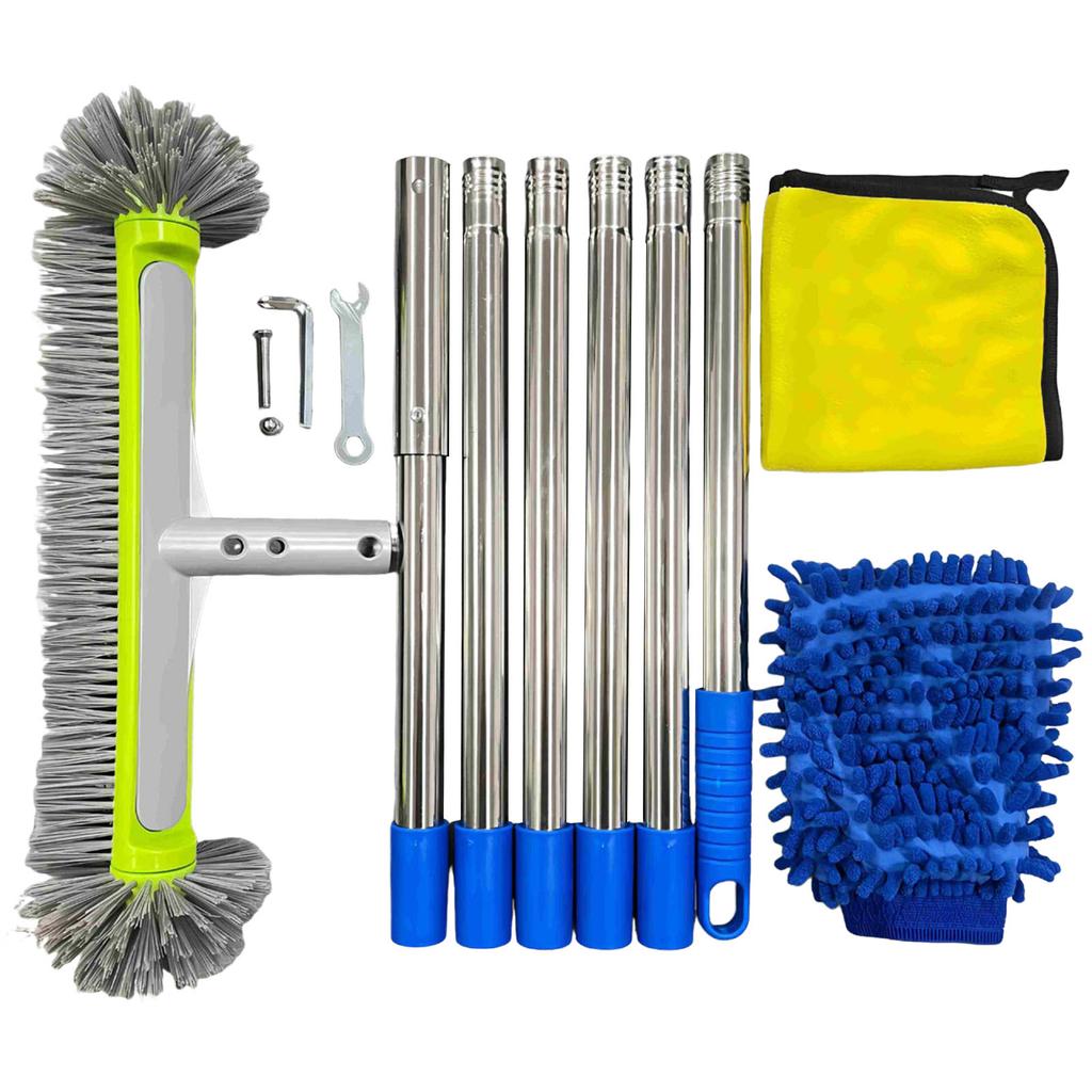 Swimming Pool Round Scrub Brushes with Around Nylon Bristles Enhanced Pool Brushes for Cleaning Shower Bathroom Patio Pool