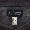 Armani Jeans Made In Italy Short Sleeve V Neck T-shirt L Charcoal Navy Men's Used