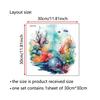 Cute Cartoon Marine Life Toilet Sticker PVC Sticker Toilet Wall Sticker DIY Self-adhesive Waterproof Bathroom Decoration